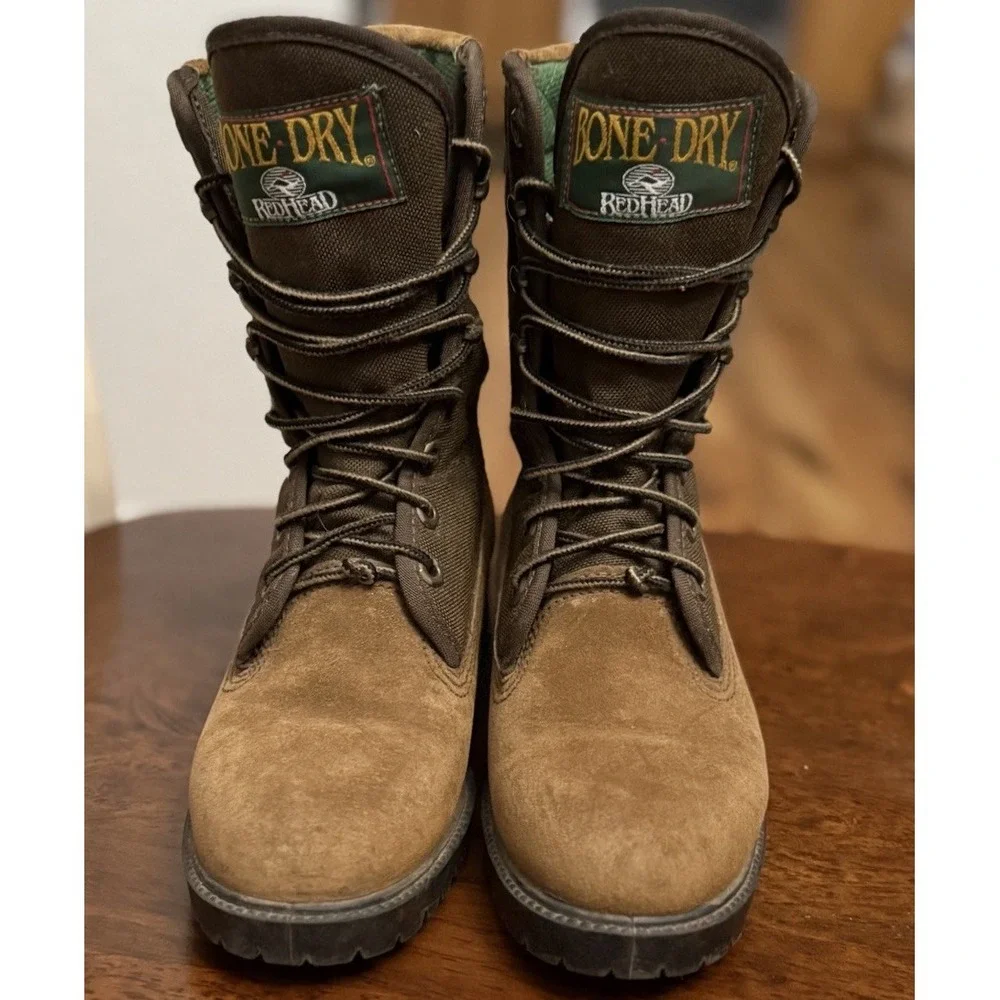 Red Head Gore Tex Bone Dry Hunting Boots Size 5  1/2 Suede Thinsulate Waterproof